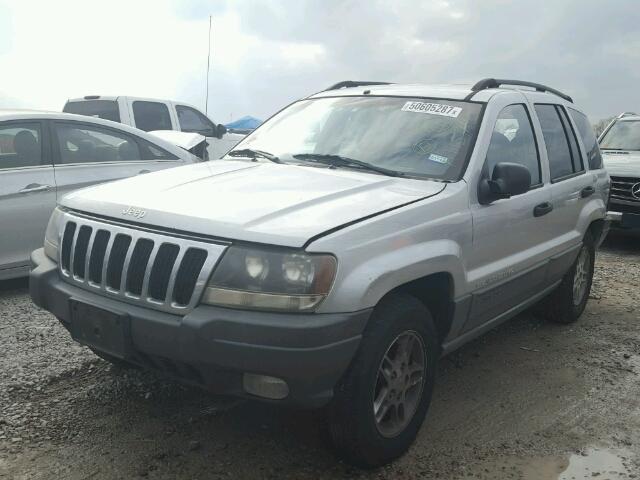 1J4GX48N42C226930 - 2002 JEEP GRAND CHER SILVER photo 2