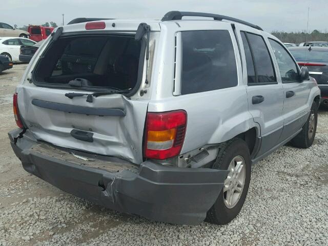 1J4GX48N42C226930 - 2002 JEEP GRAND CHER SILVER photo 4