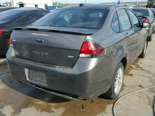 1FAHP3GN6AW194023 - 2010 FORD FOCUS SES GRAY photo 4