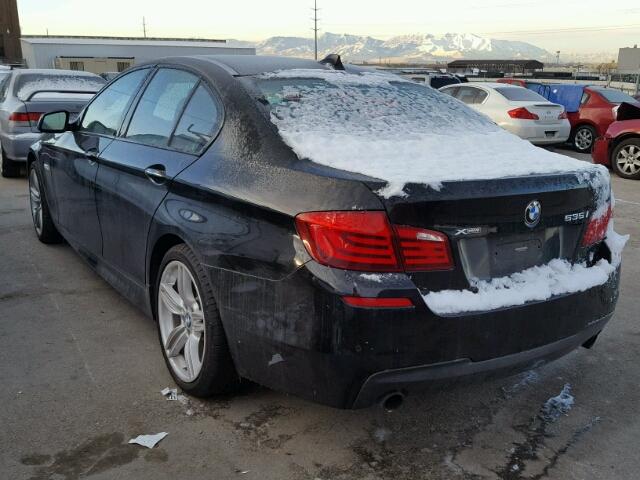 WBAFU7C51DDU68040 - 2013 BMW 535 XI 黑色 照片 3