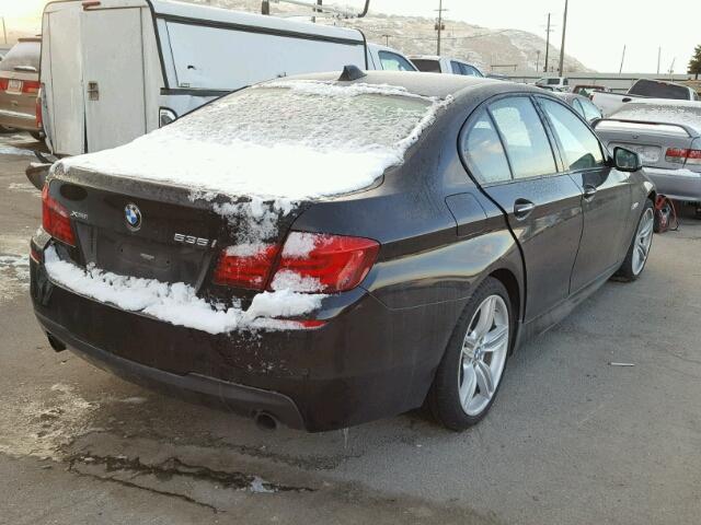 WBAFU7C51DDU68040 - 2013 BMW 535 XI 黑色 照片 4