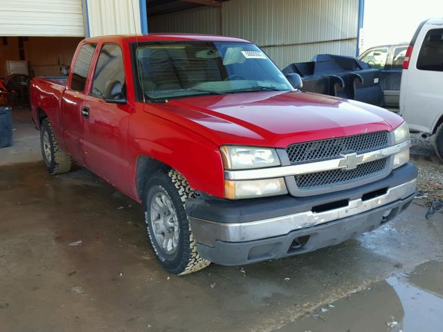 1GCEC19X54Z192584 - 2004 CHEVROLET SILVERADO RED photo 1