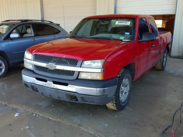 1GCEC19X54Z192584 - 2004 CHEVROLET SILVERADO RED photo 2