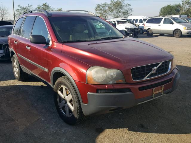 YV1CZ59H341064875 - 2004 VOLVO XC90 MAROON photo 1