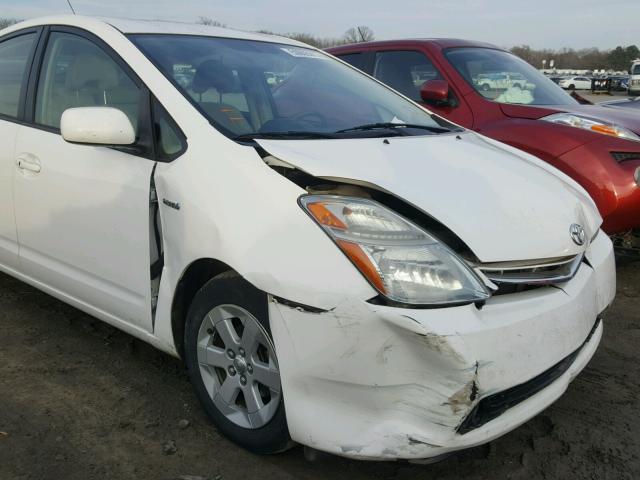 JTDKB20U767540589 - 2006 TOYOTA PRIUS WHITE photo 9