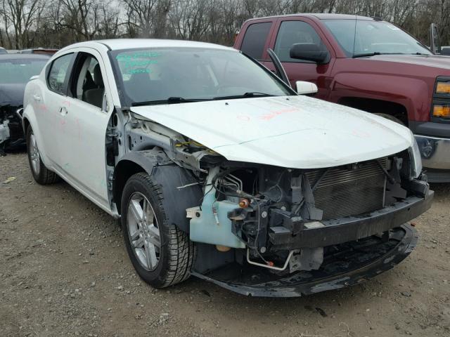 1B3CC5FB4AN146286 - 2010 DODGE AVENGER R/ WHITE photo 1