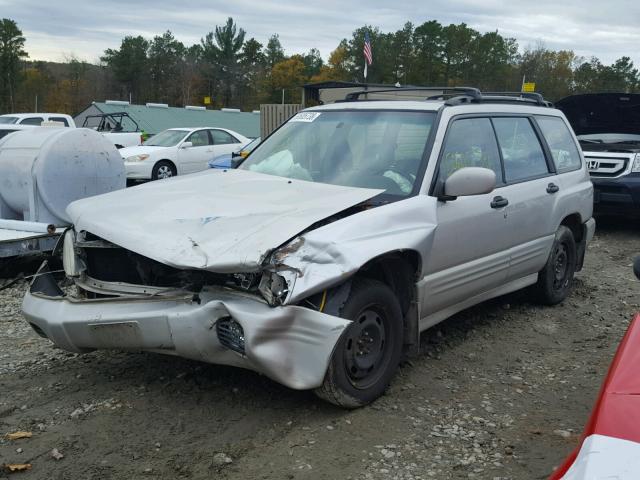 JF1SF65601H735948 - 2001 SUBARU FORESTER S SILVER photo 2