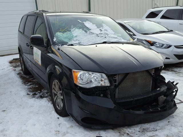 2C4RDGCG7ER182001 - 2014 DODGE GRAND CARA BLACK photo 1