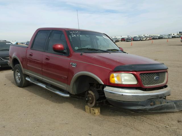 1FTRW07L02KC55602 - 2002 FORD F150 SUPER RED photo 1