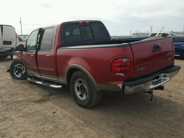 1FTRW07L02KC55602 - 2002 FORD F150 SUPER RED photo 3