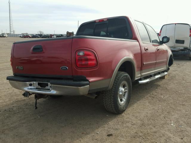 1FTRW07L02KC55602 - 2002 FORD F150 SUPER RED photo 4