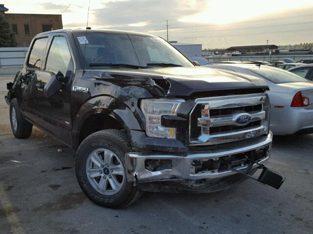 1FTEW1EG0HKD46873 - 2017 FORD F150 SUPER BLACK photo 1