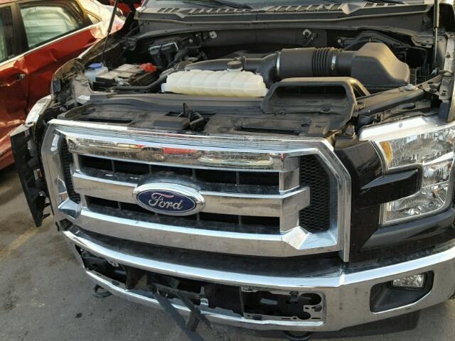 1FTEW1EG0HKD46873 - 2017 FORD F150 SUPER BLACK photo 7