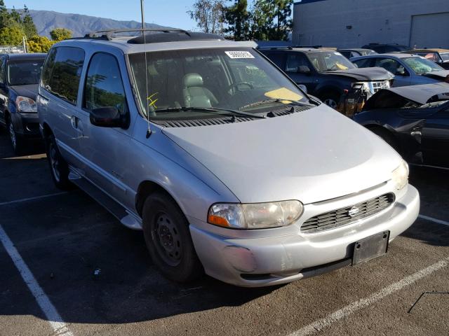 4N2XN11T3YD841374 - 2000 NISSAN QUEST SE SILVER photo 1