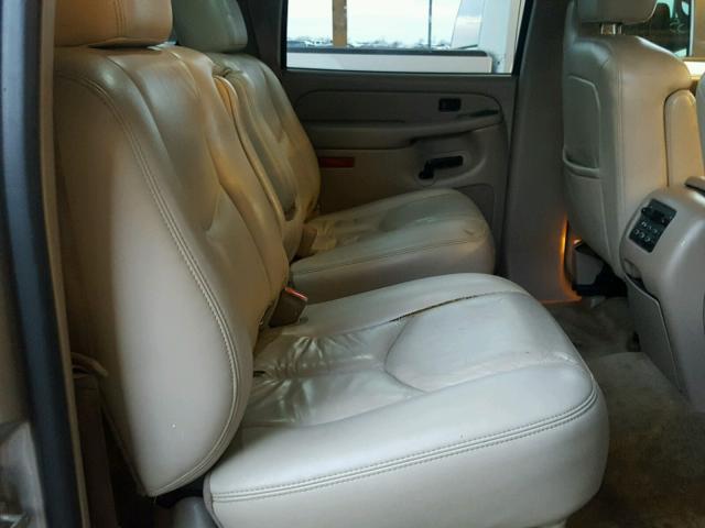 3GKEC16Z14G332981 - 2004 GMC YUKON XL C BEIGE photo 6