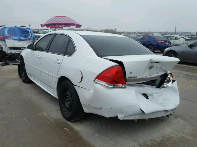 2G1WA5EK8A1168787 - 2010 CHEVROLET IMPALA LS WHITE photo 3