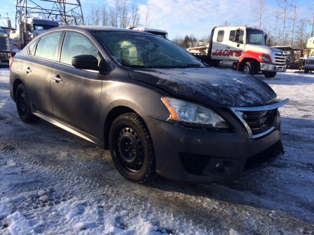 3N1AB7AP6DL783159 - 2013 NISSAN SENTRA S GRAY photo 1