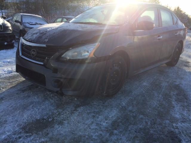 3N1AB7AP6DL783159 - 2013 NISSAN SENTRA S GRAY photo 2