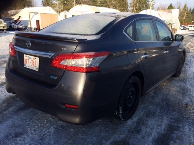 3N1AB7AP6DL783159 - 2013 NISSAN SENTRA S GRAY photo 4