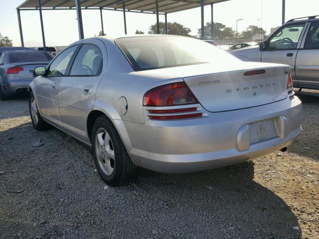 1B3EL46X25N666877 - 2005 DODGE STRATUS SX GRAY photo 3