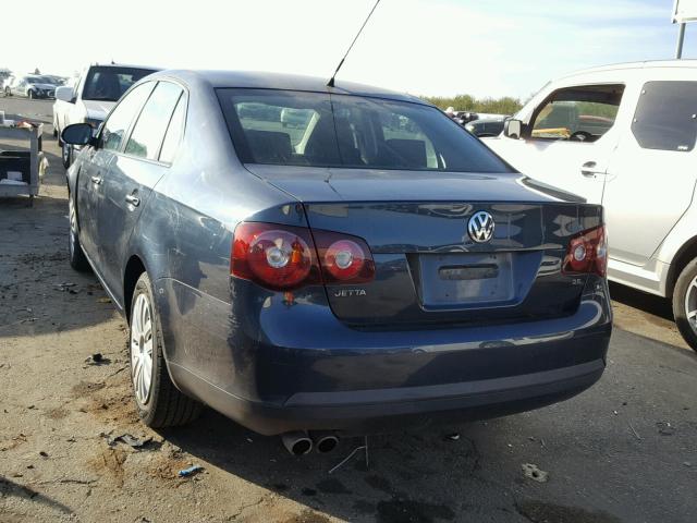 3VWJZ7AJ5AM084029 - 2010 VOLKSWAGEN JETTA S Mavi foto 3