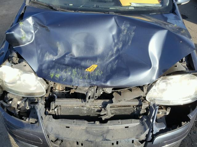 3VWJZ7AJ5AM084029 - 2010 VOLKSWAGEN JETTA S Mavi foto 7