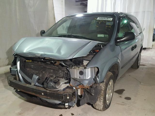 1D4GP24343B110300 - 2003 DODGE GRAND CARA BLUE photo 2