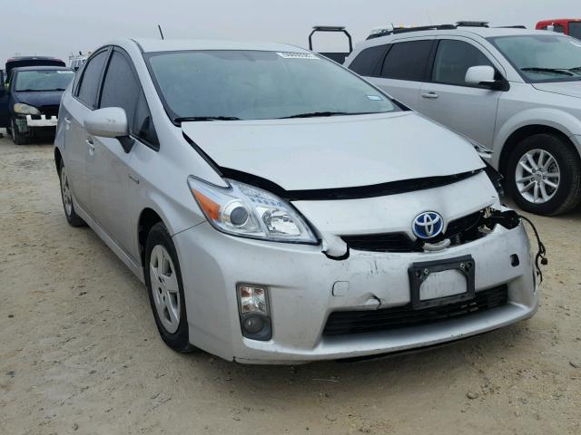 JTDKN3DU6B1380547 - 2011 TOYOTA PRIUS SILVER photo 1