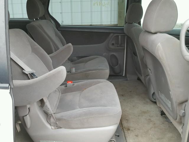 5TDZA23C15S313567 - 2005 TOYOTA SIENNA CE WHITE photo 6