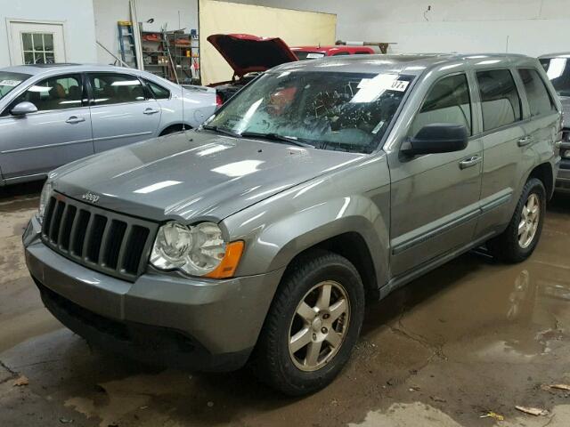 1J8GR48K38C137180 - 2008 JEEP GRAND CHER GRAY photo 2