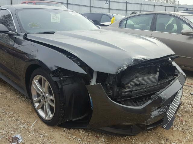 1FA6P8TH4G5247563 - 2016 FORD MUSTANG GRAY photo 10