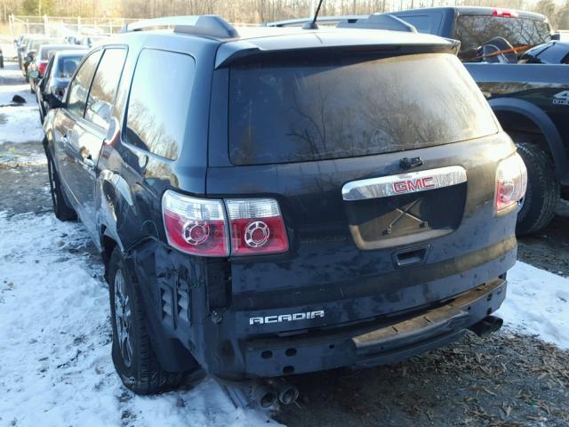 1GKLRKED5AJ210510 - 2010 GMC ACADIA SL BLACK photo 3