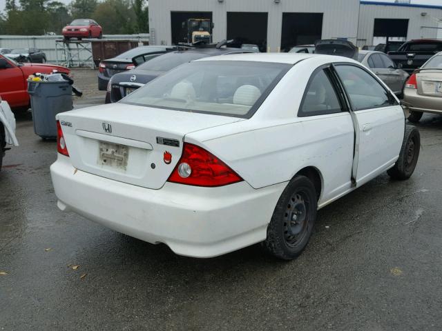 1HGEM22525L023527 - 2005 HONDA CIVIC LX WHITE photo 4