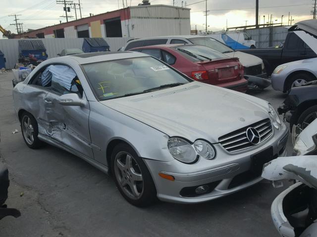 WDBTJ75J83F053694 - 2003 MERCEDES-BENZ CLK 500 SILVER photo 1