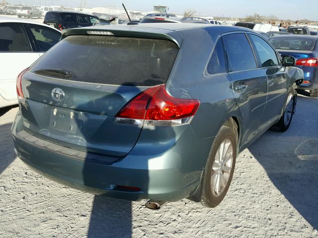 4T3ZE11A29U006073 - 2009 TOYOTA VENZA BASE GREEN photo 4