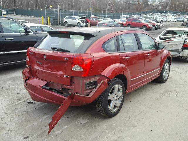 1B3HE78K07D600184 - 2007 DODGE CALIBER R/ RED photo 4