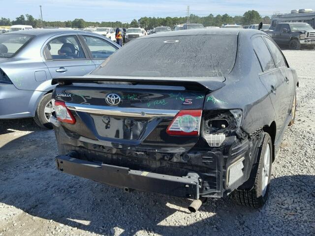 5YFBU4EE0DP082591 - 2013 TOYOTA COROLLA BA BLACK photo 4