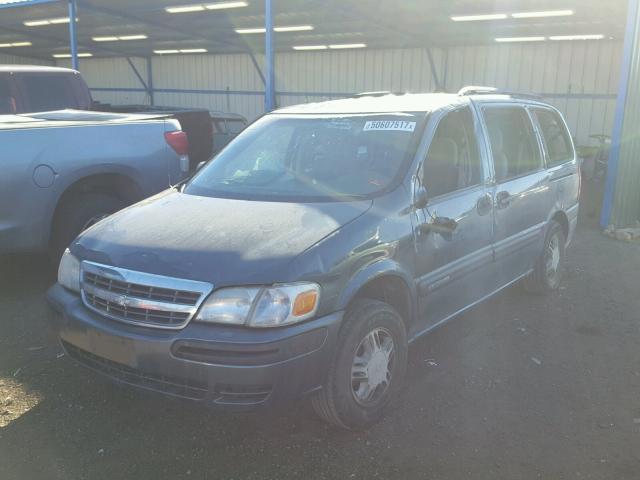 1GNDX03E74D109632 - 2004 CHEVROLET VENTURE BLUE photo 2