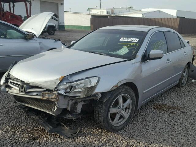 1HGCM56795A162585 - 2005 HONDA ACCORD EX SILVER photo 2