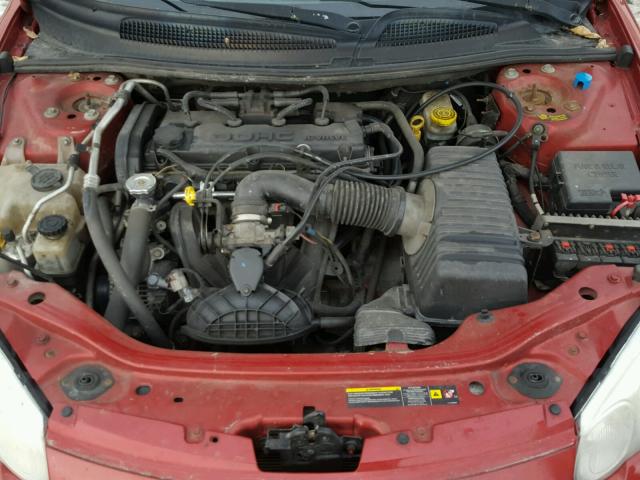 1C3EL46J35N581416 - 2005 CHRYSLER SEBRING RED photo 7