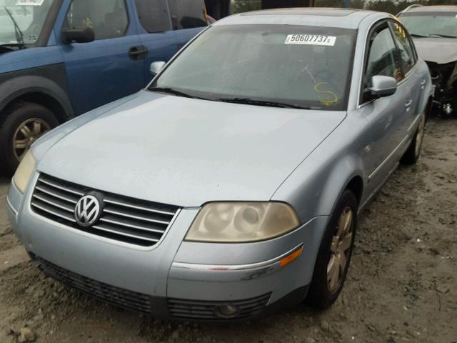 WVWRH63B72P078317 - 2002 VOLKSWAGEN PASSAT GLX BLUE photo 2