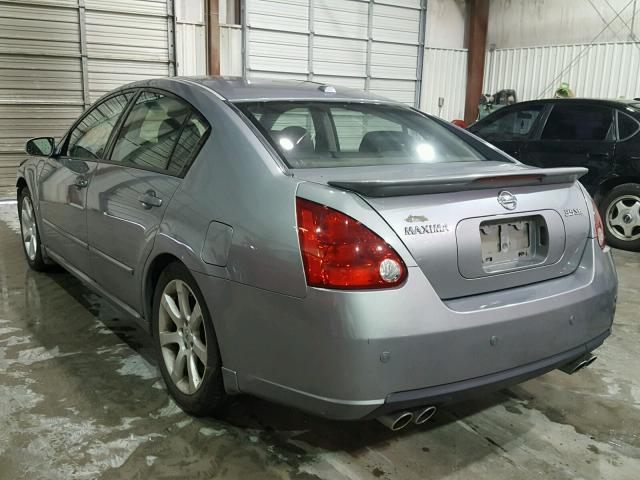 1N4BA41E68C827413 - 2008 NISSAN MAXIMA SE SILVER photo 3