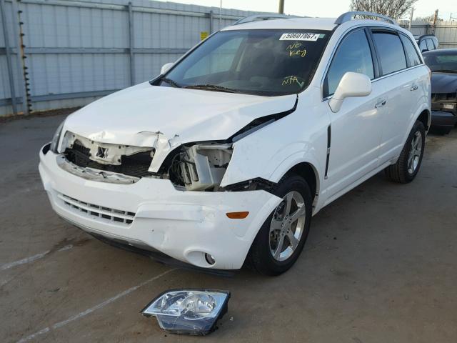 3GNFL3EK3DS526674 - 2013 CHEVROLET CAPTIVA LT WHITE photo 2