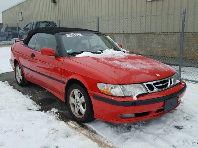 YS3DF78K317000686 - 2001 SAAB 9-3 SE RED photo 1