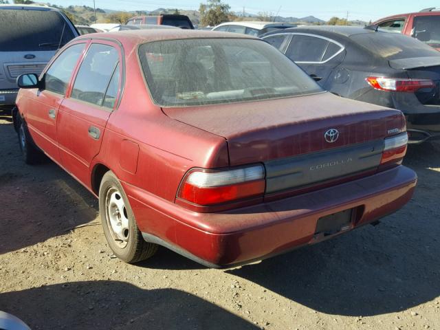 1NXBA02E1TZ485580 - 1996 TOYOTA COROLLA RED photo 3