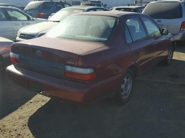 1NXBA02E1TZ485580 - 1996 TOYOTA COROLLA RED photo 4