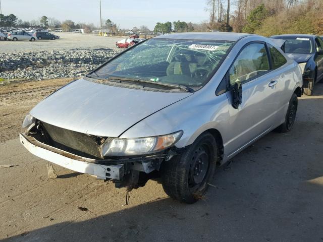 2HGFG1B64AH517457 - 2010 HONDA CIVIC LX SILVER photo 2