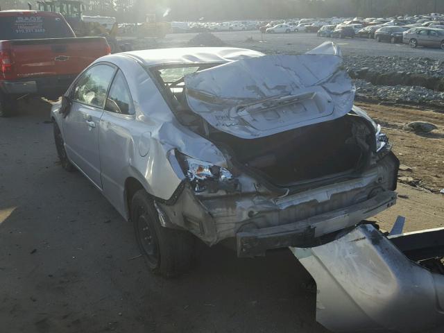 2HGFG1B64AH517457 - 2010 HONDA CIVIC LX SILVER photo 3