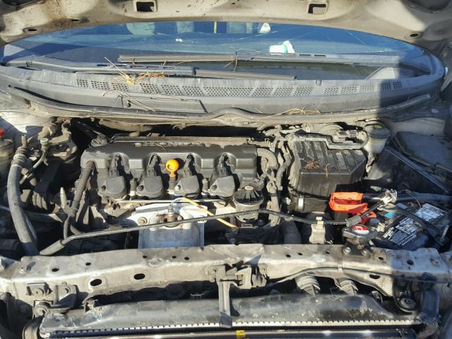 2HGFG1B64AH517457 - 2010 HONDA CIVIC LX SILVER photo 7