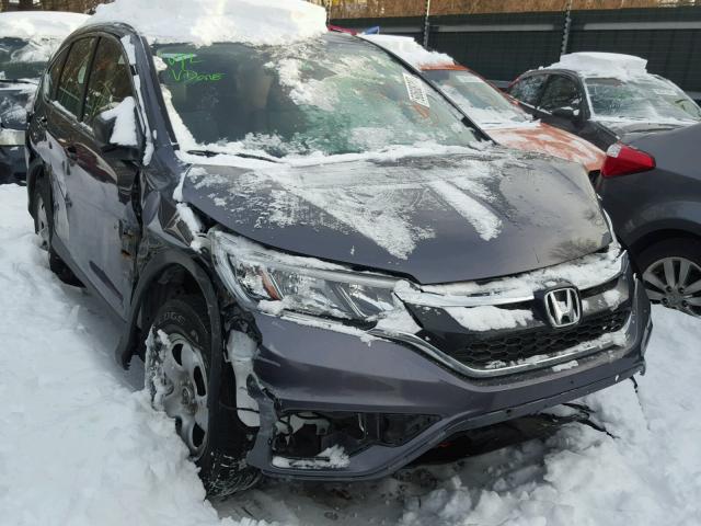 5J6RM4H39FL062032 - 2015 HONDA CR-V LX GRAY photo 1